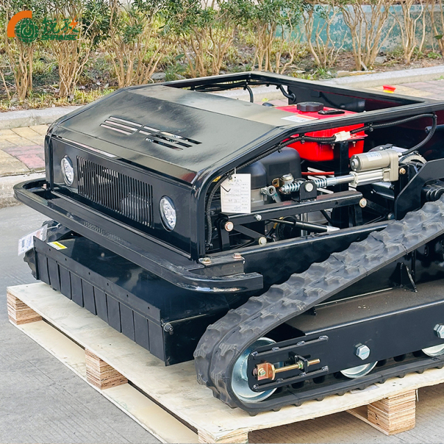 Industrial Grade Cordless Smart Automatic Remote Controlled Petrol Powered Lawn Mower 4-Stroke Engine Efficient Grass Disposal