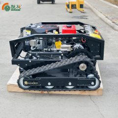 Remote Controlled Tracked Mulcher Multifunction Made in China Grass Cordless Electric Lawn Mower With Battery