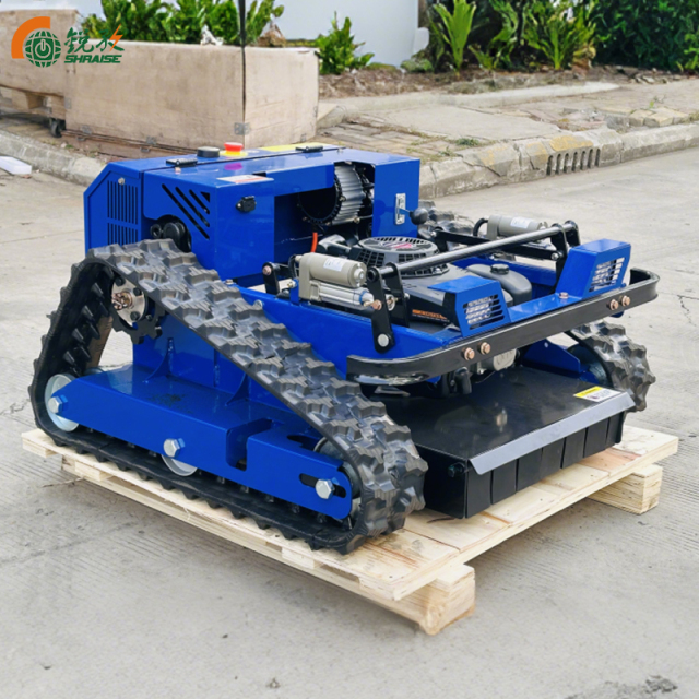 All Terrain Tracked Self-propelled Remote-controlled Gasoline Lawn Mower