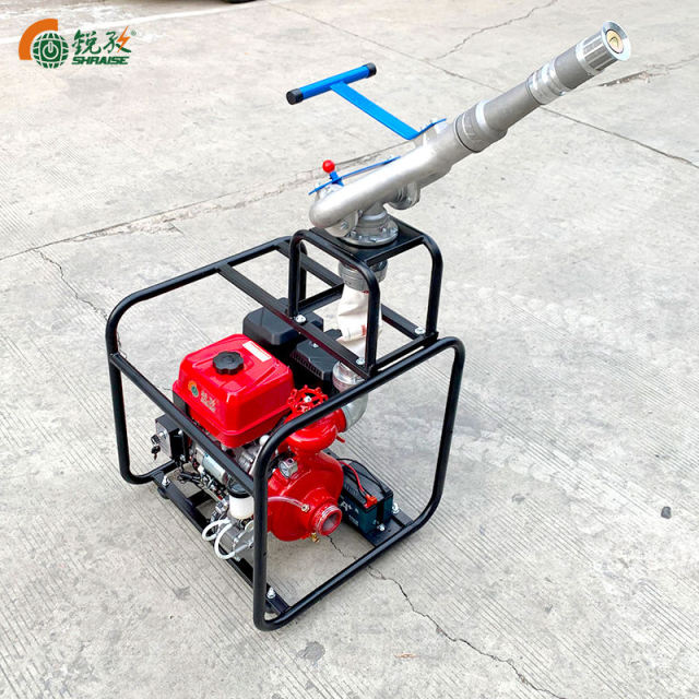 Hand Lifted Gasoline  Fire Monitor with High Lift and Large Flow Rate Water Pump    RZJBG6.0/1.0