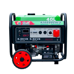 RZ6600CXE3   6KVA   Dual-voltage Equal-power Portable Gasoline Generator