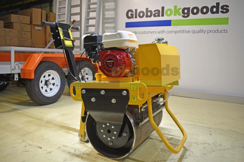 High-quality Walk-behind Road Roller, Original HONDA Gasoline engine, Japan Hydraulic system