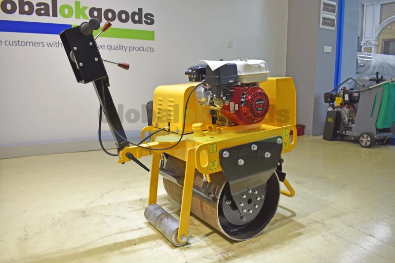 High-quality Walk-behind Road Roller, Original HONDA Gasoline engine, Japan Hydraulic system