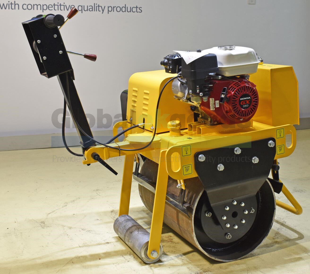 High-quality Walk-behind Road Roller, Original HONDA Gasoline engine, Japan Hydraulic system