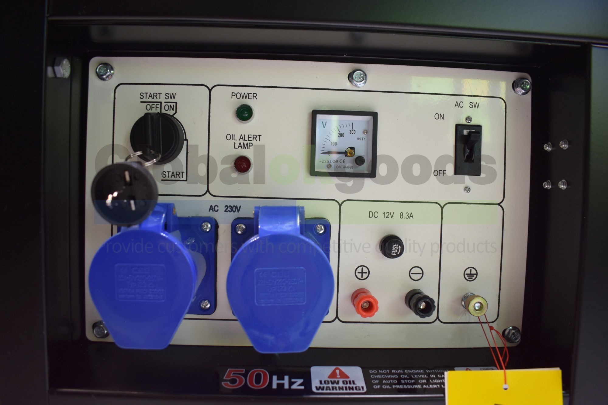 Japanディーゼル発電機 HAMAN POWER: 10KVA Diesel generator, 100% Power, All cooper wire alternator, Moveable and Portable