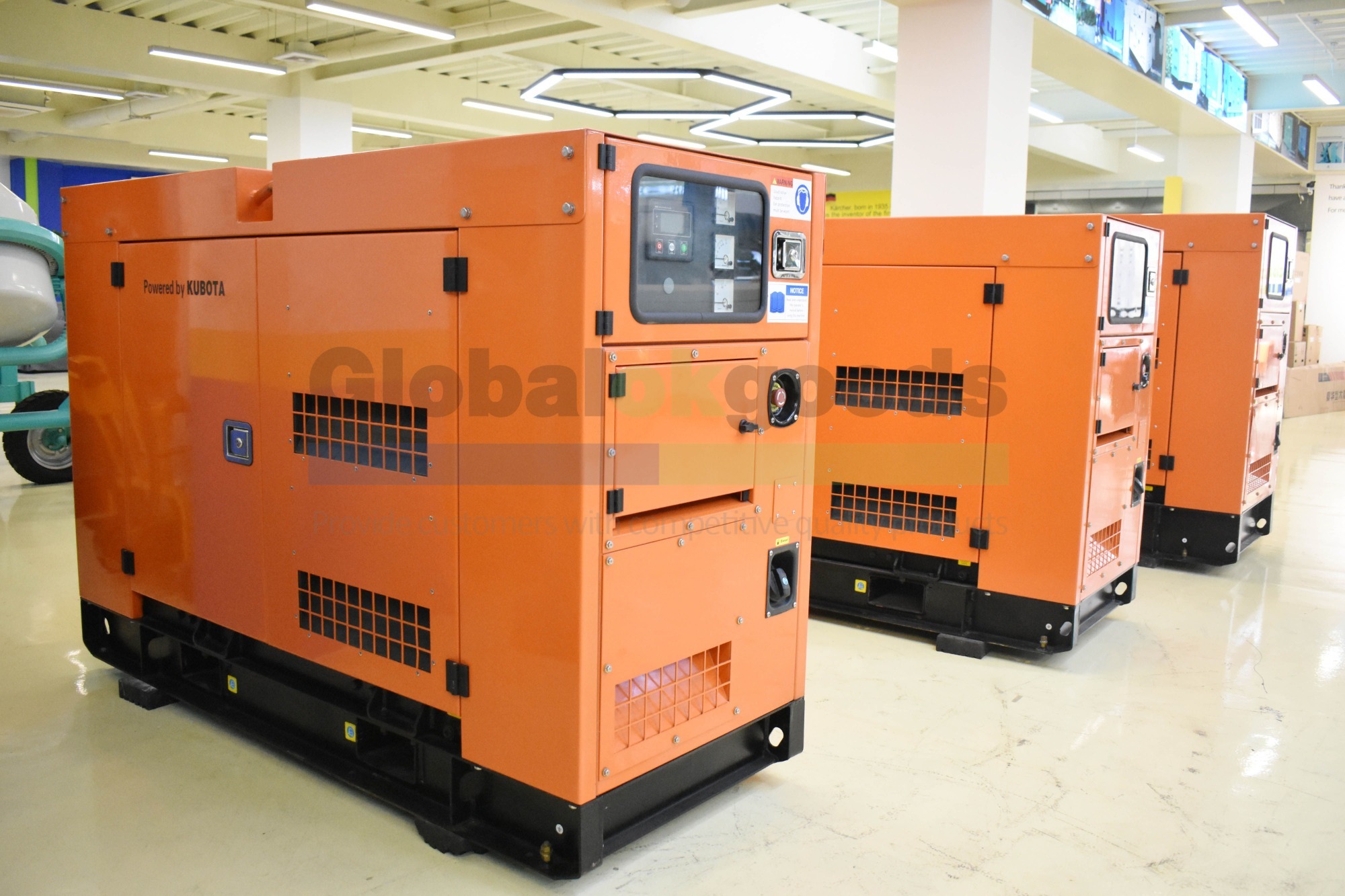 KUBOTA , Continuous: 25KVA  Standby:27.5KVA, Japan Original  Ultra Silent Diesel Generator 55dB/7m