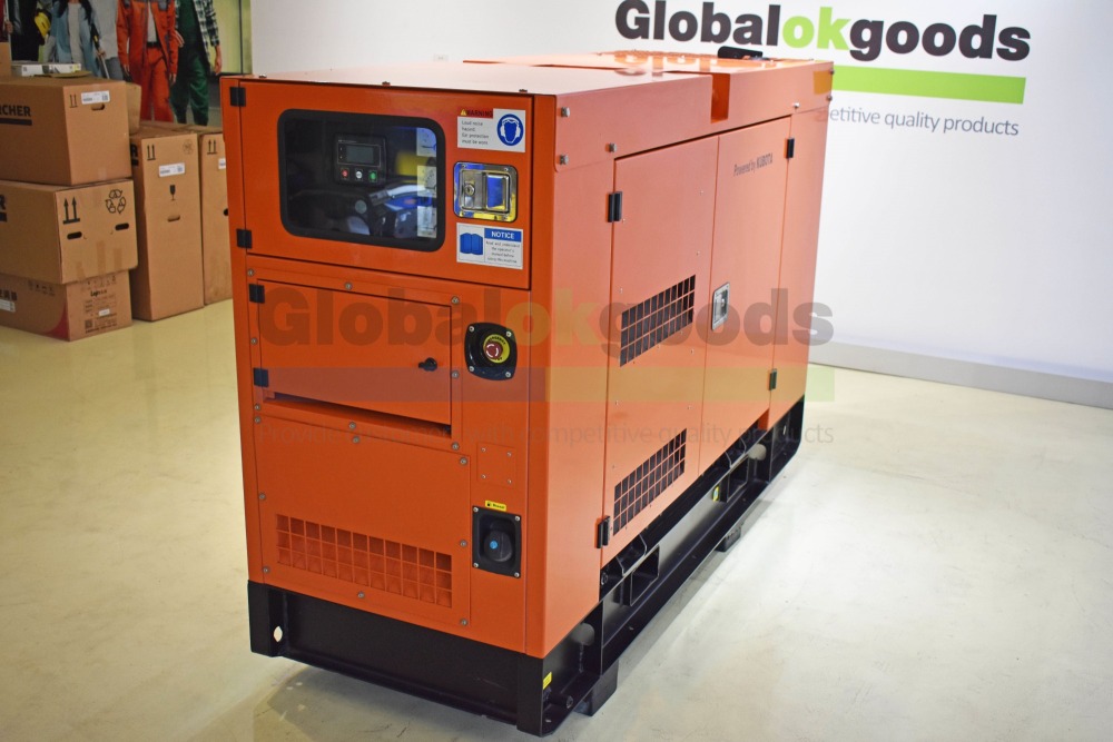 KUBOTA, Continuous: 38KVA  Standby: 43KVA, Japan Original  Ultra Silent Diesel Generator 55dB/7m