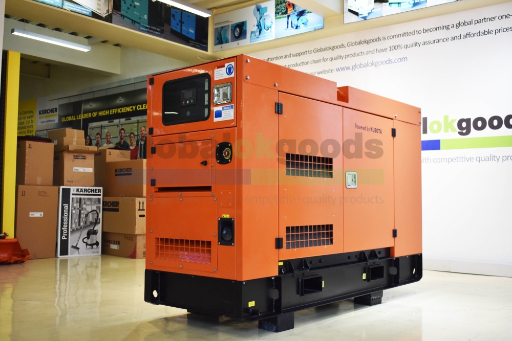 KUBOTAディーゼル発電機Continuous: 30KVA  Standby: 33KVA, Japan Original  Ultra Silent Diesel Generator 55dB/7m