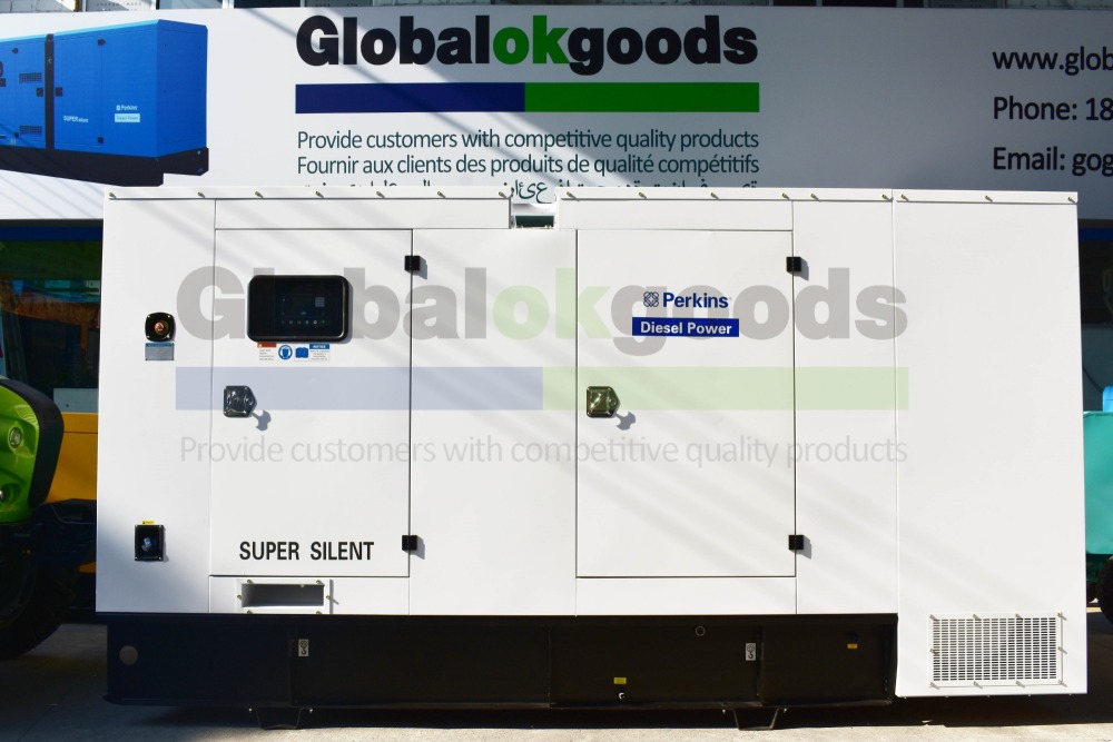 UK.PERKINS POWER:300KVA SUPER SILENT Diesel Generator，UK.DSE7320 Control System, Large bottom fuel tank, 100% Original Perkins High Configuration