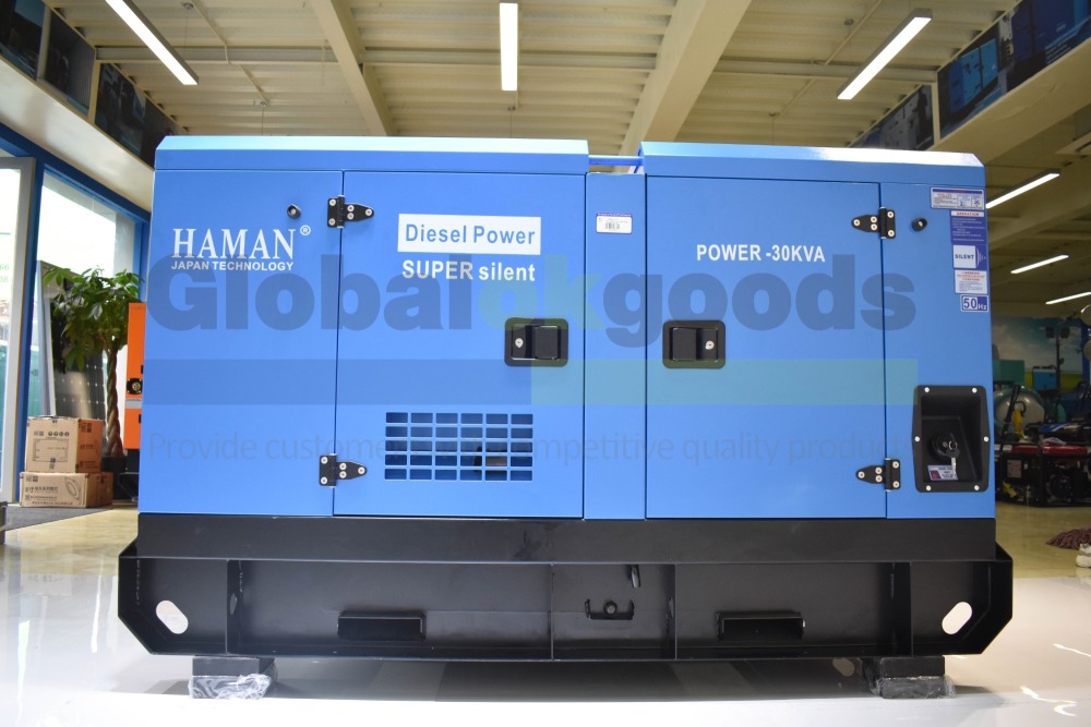 Japan HAMANディーゼル発電機POWER: 30KVA SUPER SILENT Diesel Generato, Japan Yanmar technology, Long-lasting and durable, Small and low fuel consumption,Super
