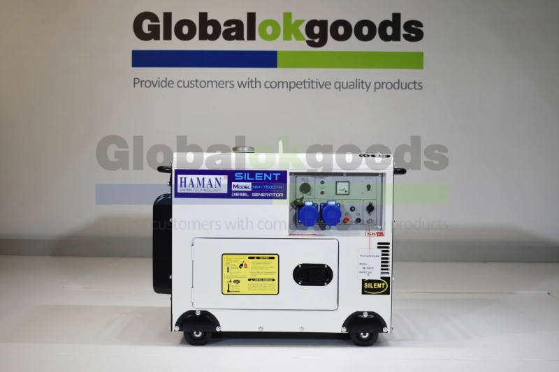 Japan HAMAN Power: 7KVA SILENT Diesel Generator, Japan Yanmar technology, Long-lasting and durable, Small and low fuel consumption, Moveable and Porta