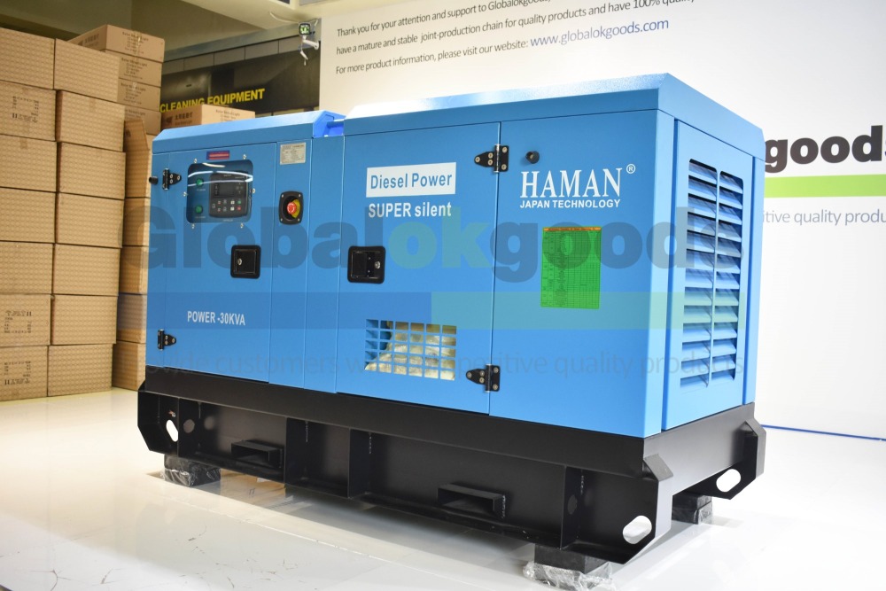 Japan HAMANディーゼル発電機POWER: 30KVA SUPER SILENT Diesel Generato, Japan Yanmar technology, Long-lasting and durable, Small and low fuel consumption,Super
