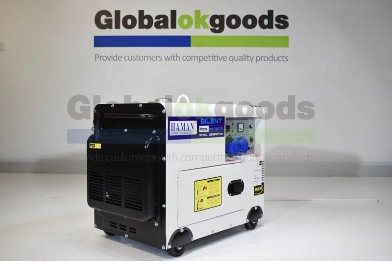 Japan HAMAN Power: 7KVA SILENT Diesel Generator, Japan Yanmar technology, Long-lasting and durable, Small and low fuel consumption, Moveable and Porta