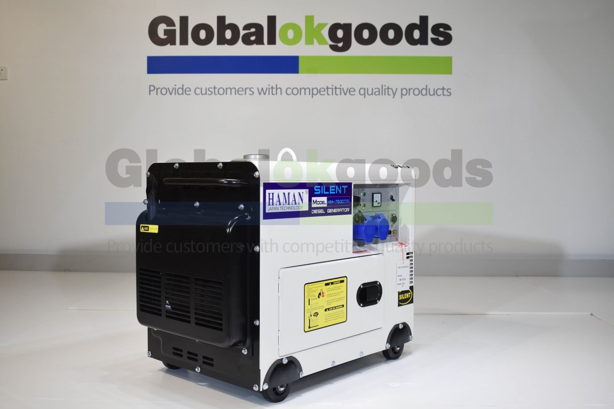 Japan HAMAN Power: 7KVA SILENT Diesel Generator, Japan Yanmar technology, Long-lasting and durable, Small and low fuel consumption, Moveable and Porta