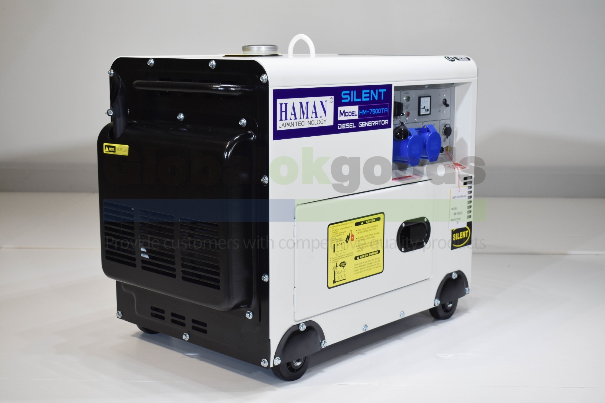 Japan HAMAN Power: 7KVA SILENT Diesel Generator, Japan Yanmar technology, Long-lasting and durable, Small and low fuel consumption, Moveable and Porta