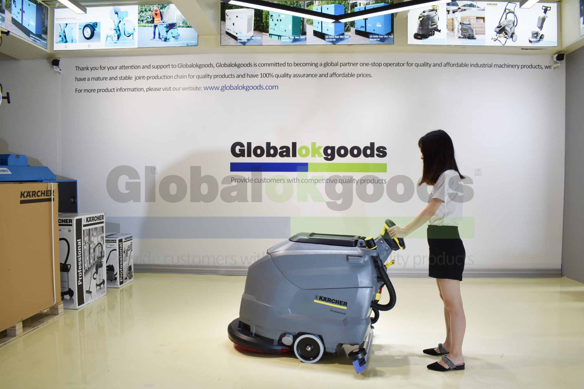 Germany Karcher Walk-behind Scrubber Drier BD 50/50 C Classic Bp