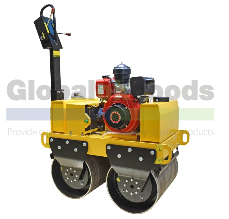 High-quality Double drum Diesel Road Roller, with Japan Yanmar technology Air-cooled Engine, Walking back and forth, Lengthened operating arm, Easy to
