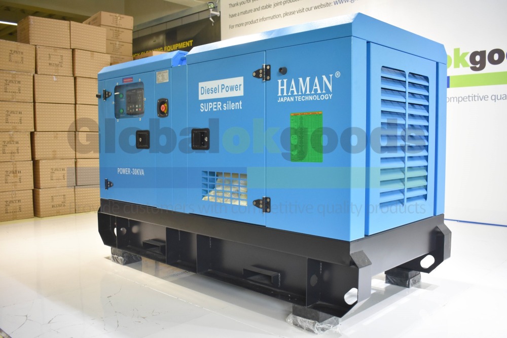 Japan HAMANディーゼル発電機POWER: 30KVA SUPER SILENT Diesel Generato, Japan Yanmar technology, Long-lasting and durable, Small and low fuel consumption,Super