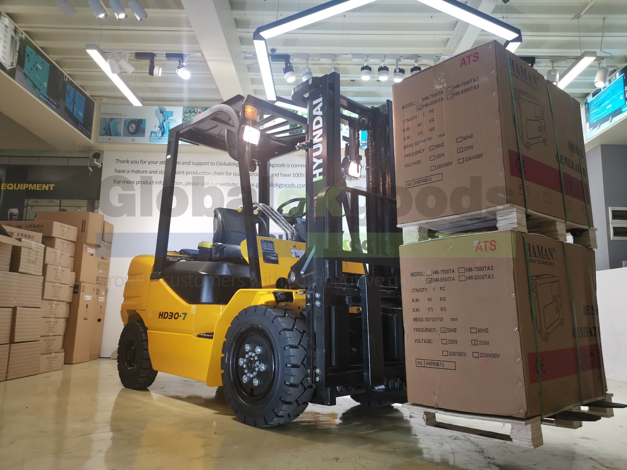 Original Korea Hyundai 3.0T High-quality Diesel Forklift (Optional Automatic Transmission)