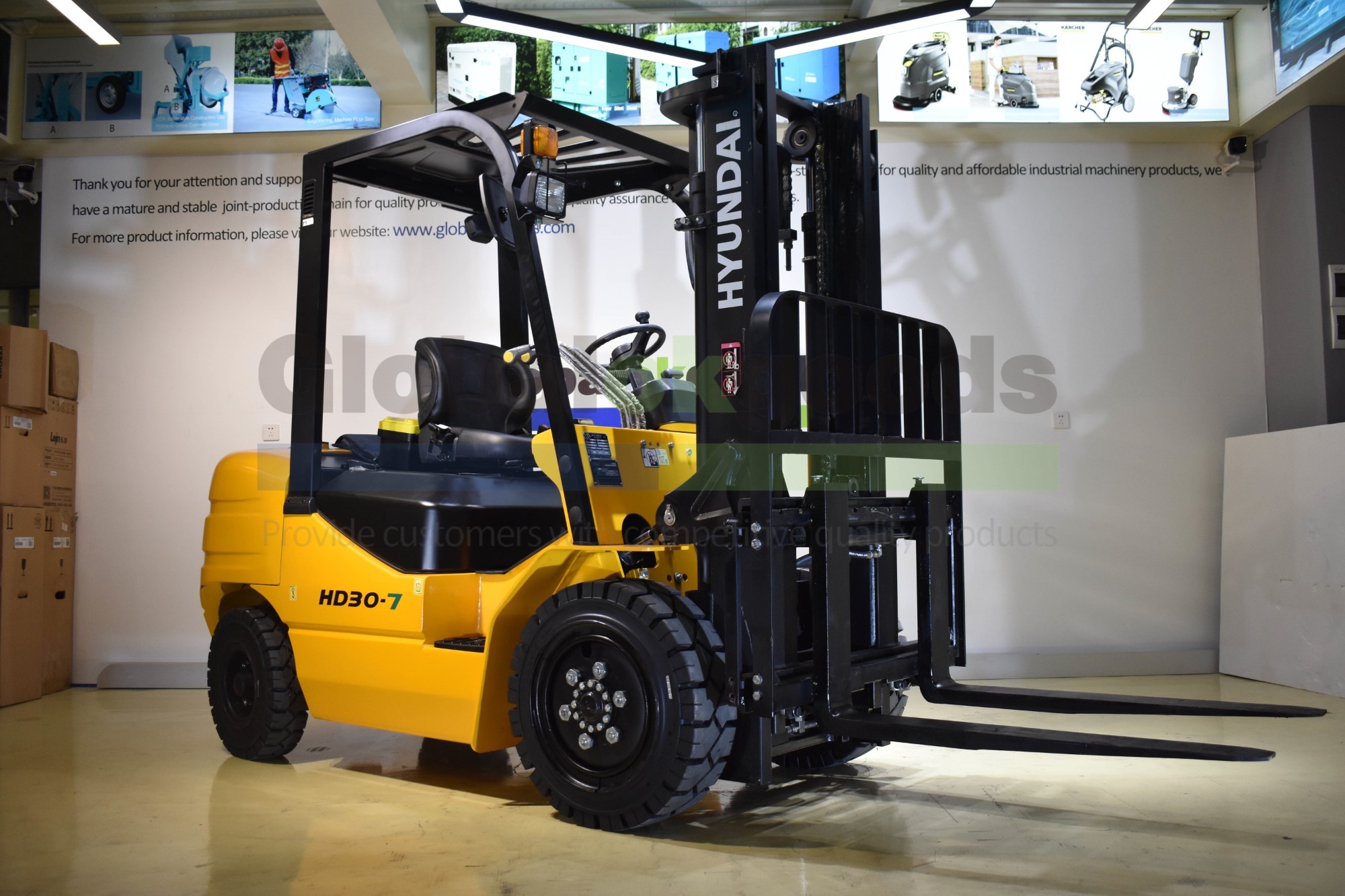 Original Korea Hyundai 3.0T High-quality Diesel Forklift (Optional Automatic Transmission)