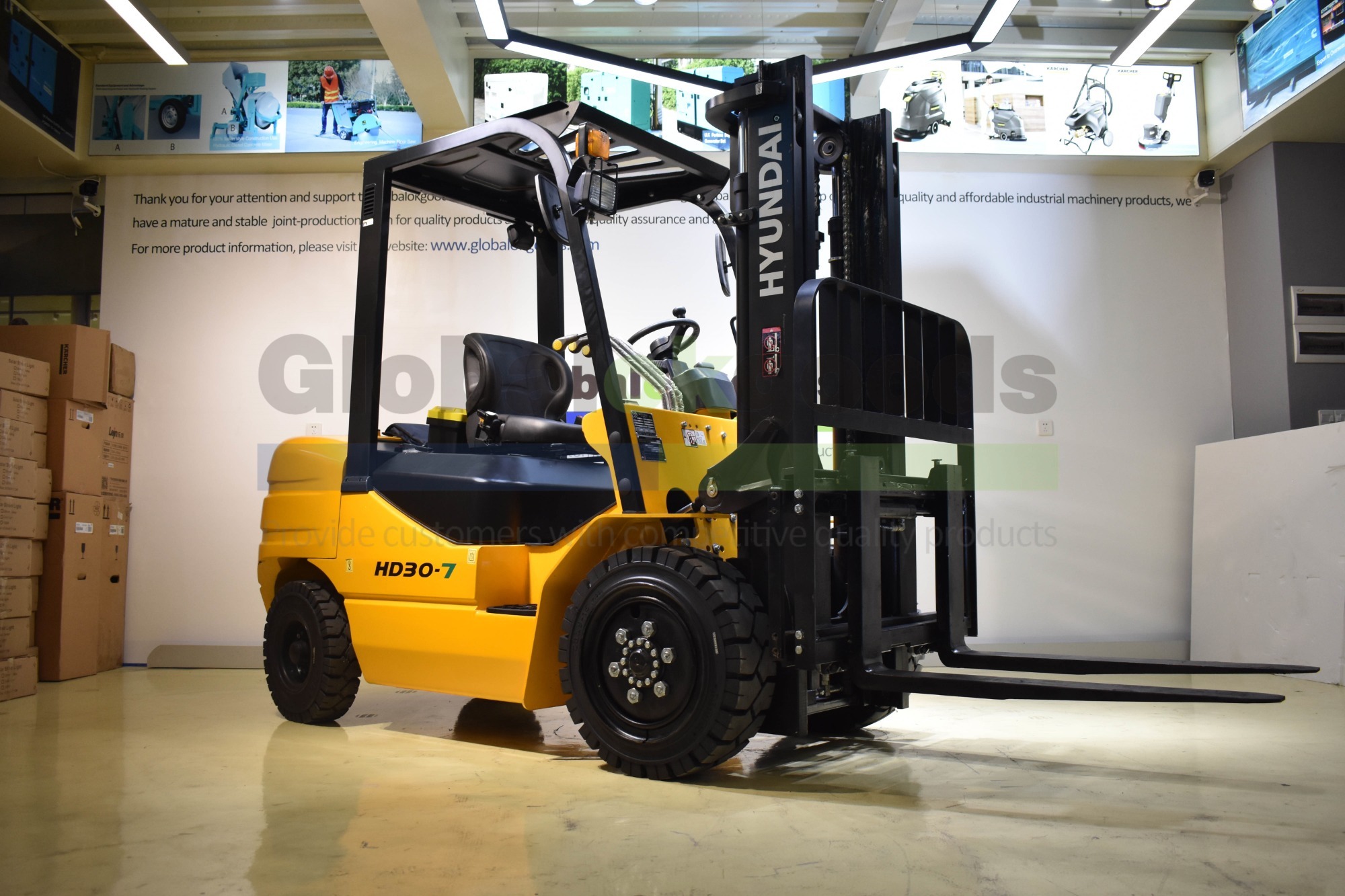 Original Korea Hyundai 3.0T High-quality Diesel Forklift (Optional Automatic Transmission)