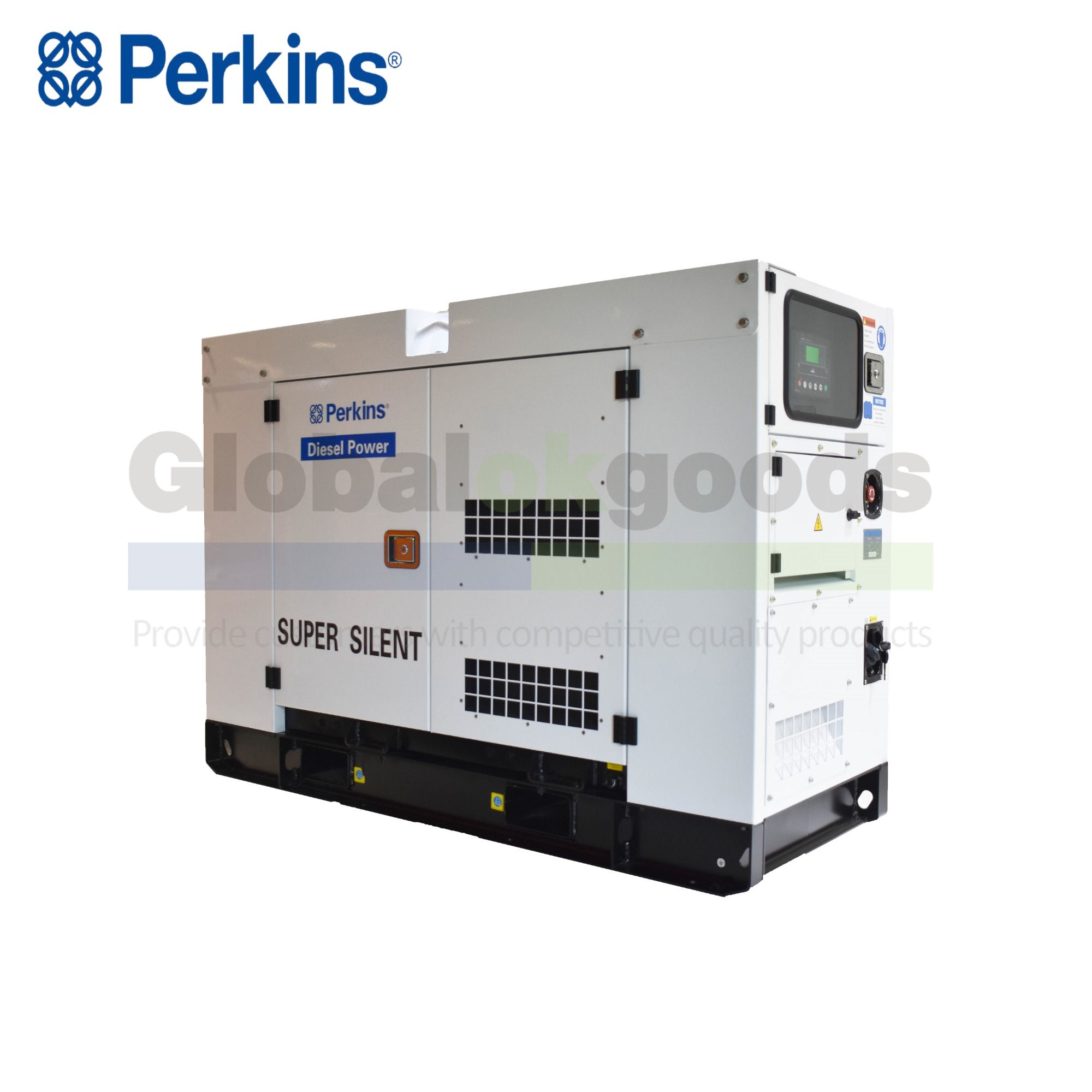 PERKINS Diesel Generator POWER:22KVA, UK.DSE Control System, Noise level less than 55dB