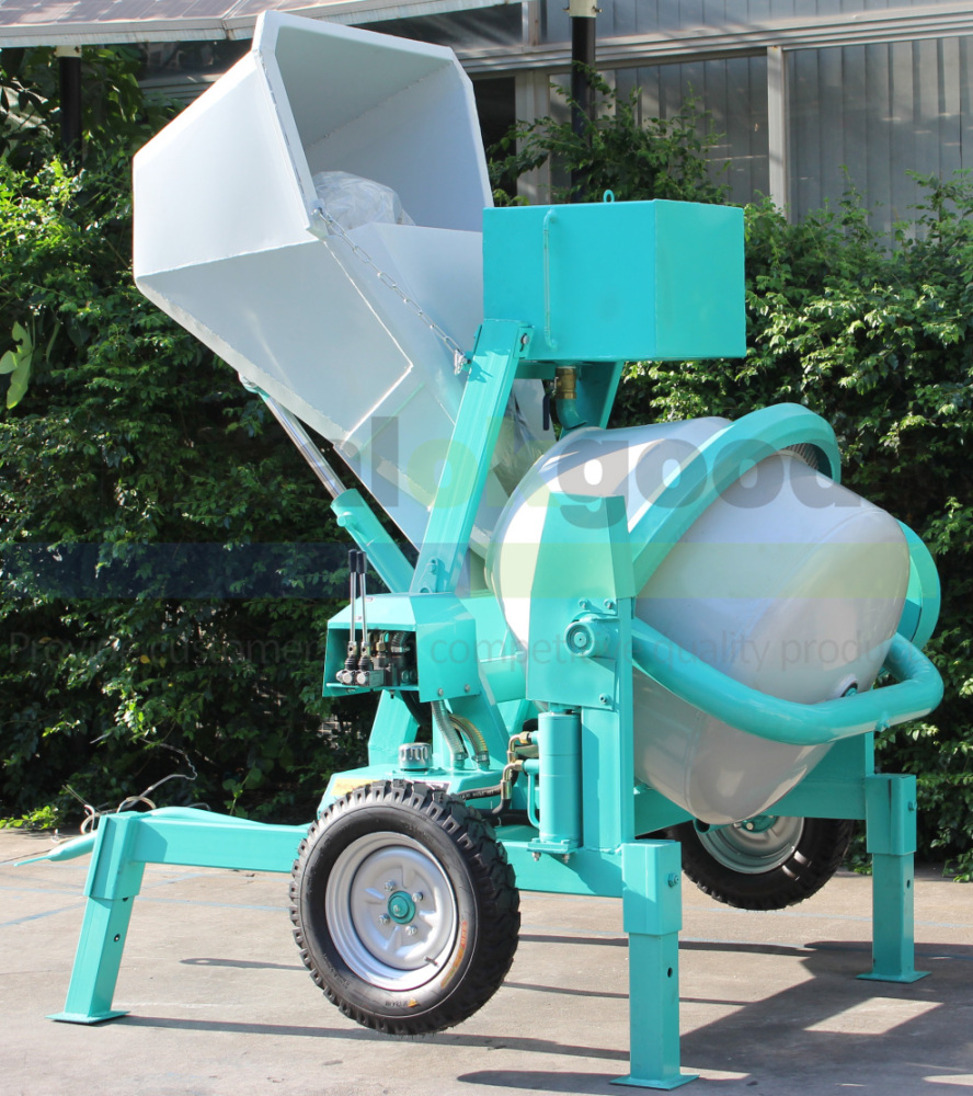 Italian Series Hydraulic Diesel Concrete Mixer, Mixing capacity: 500L