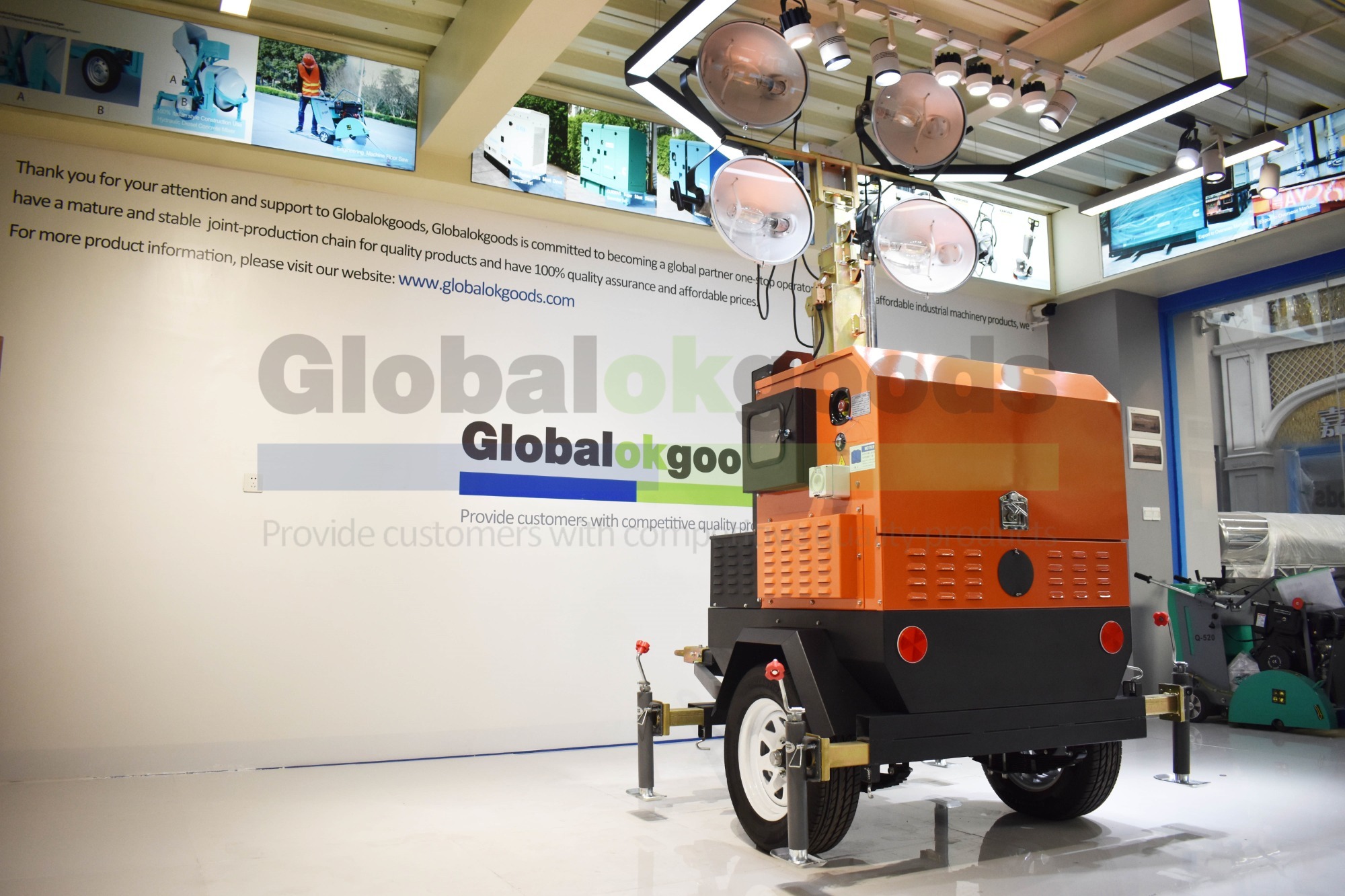 KUBOTA Electric 9m High Metal Halide Diesel Lighting Tower I9T 4000W