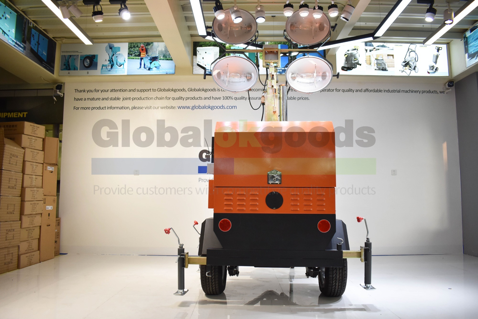 KUBOTA Electric 9m High Metal Halide Diesel Lighting Tower I9T 4000W