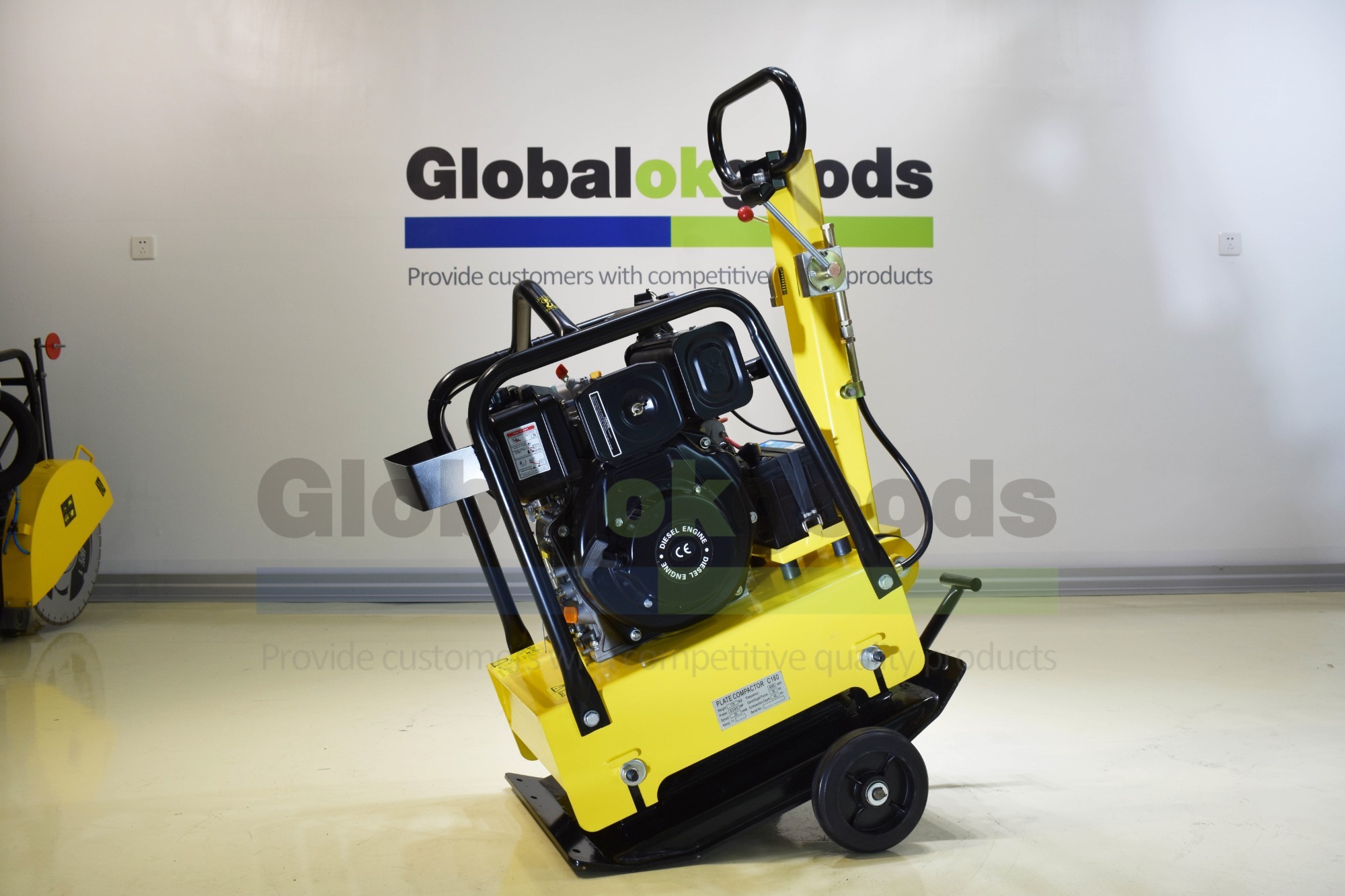 Germany Wacker Neuson Same Serie, High-quality Diesel engine C160 Type Plate Compactor, Forward and backward moving operation, Electric star(battery i