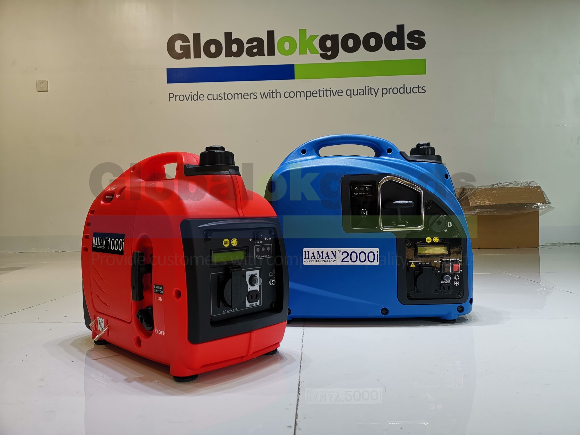 Japan HAMANディーゼル発電機 POWER:1000W Digital Inverter Gasoline Generator, Ultra-silent, Noise level less than 50dB