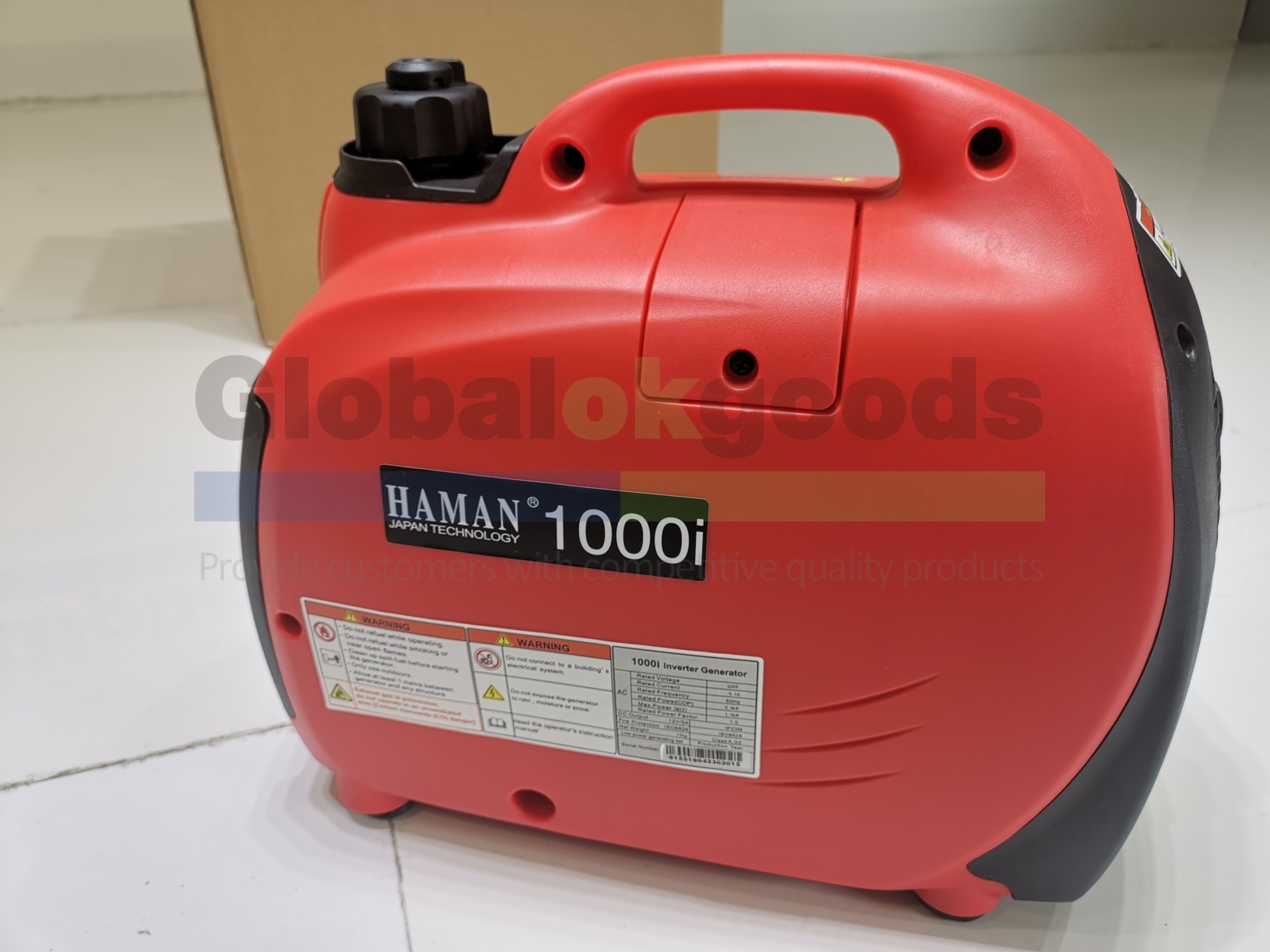 Japan HAMANディーゼル発電機 POWER:1000W Digital Inverter Gasoline Generator, Ultra-silent, Noise level less than 50dB