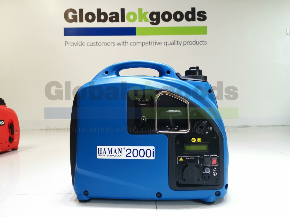 Japan HAMANディーゼル発電機 POWER:2000W Digital Inverter Gasoline Generator, Ultra-silent, Noise level less than 50dB