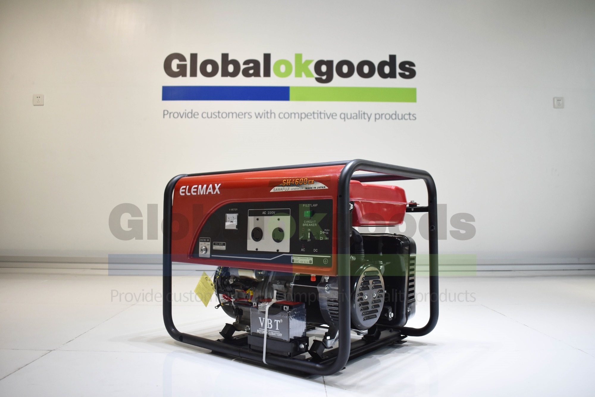 Japan ELEMAX Gasoline Generator, POWER:4KVA，Electric start with Battery