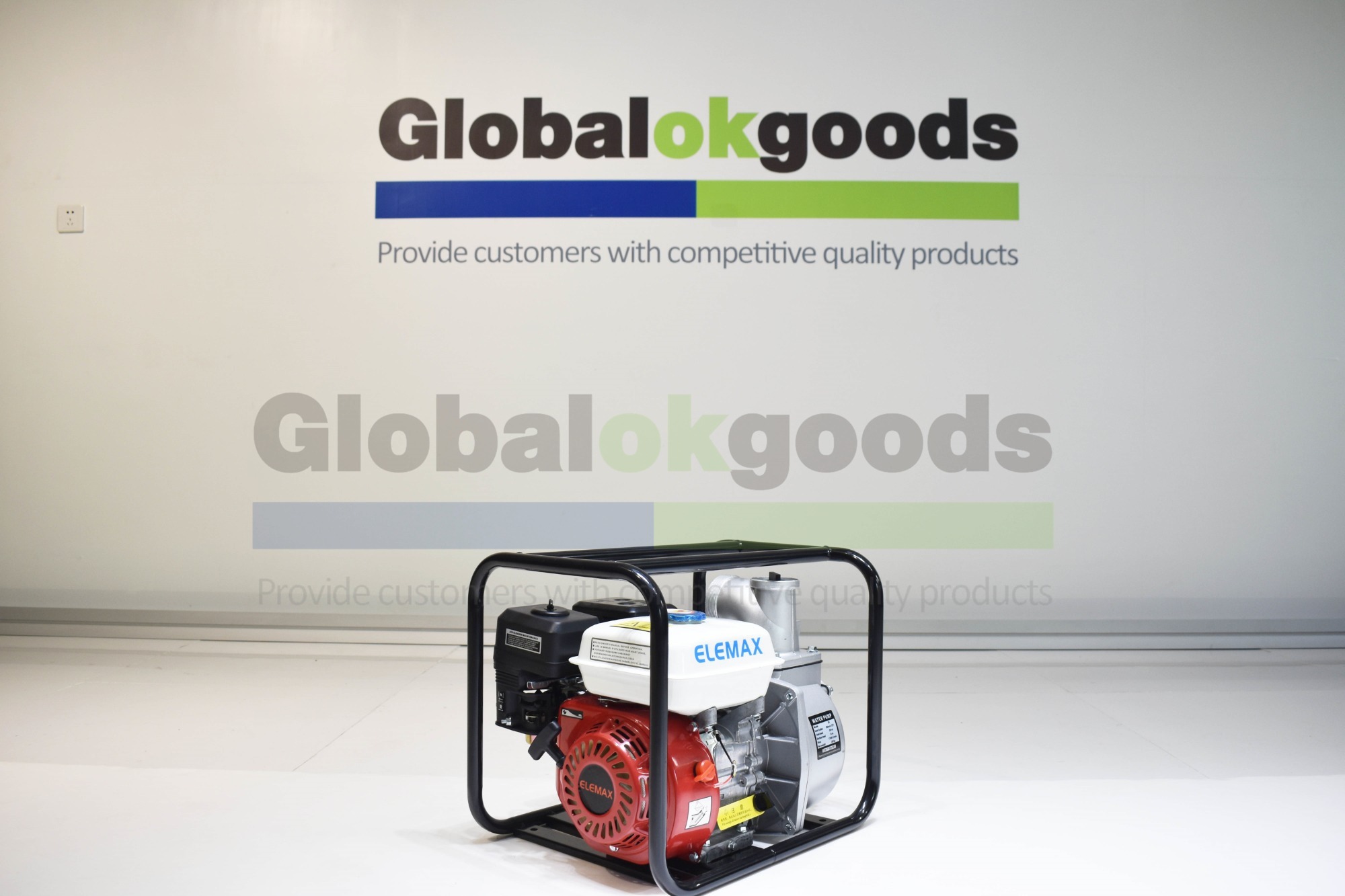 Japan ELEMAX 5.5HP High-quality Gasoline Water pump, Inlet/Outlet: 3 inch(80mm), Suction head: 28m, Heavy-duty pump head for ELEMAX, Dur