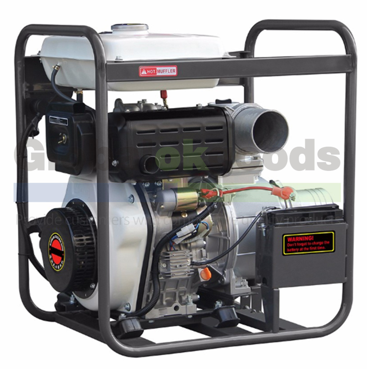 4 INCH ELECTRIC START 186FA DIESEL ENGINE WATER PUMP FARM