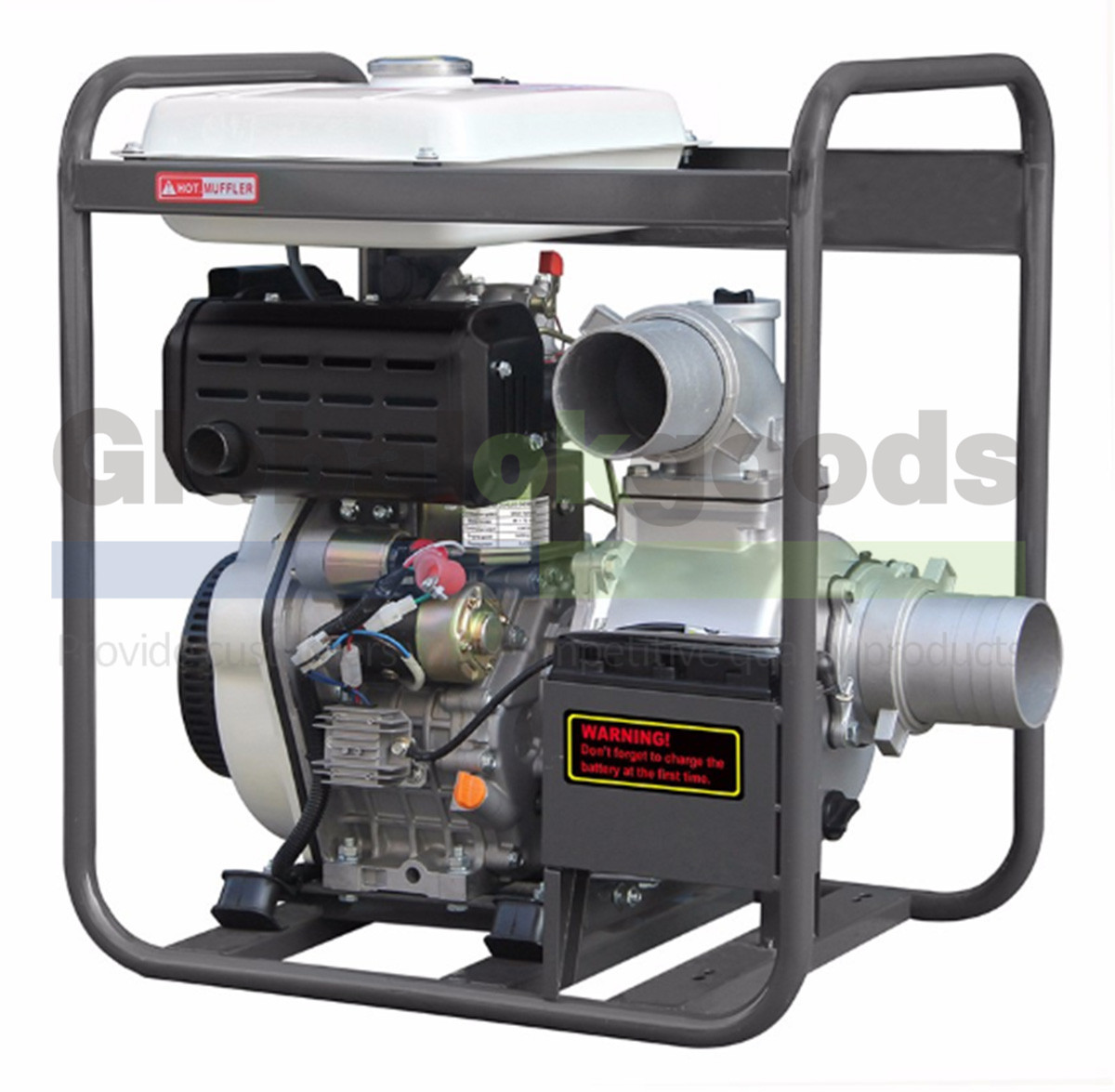 4 INCH ELECTRIC START 186FA DIESEL ENGINE WATER PUMP FARM