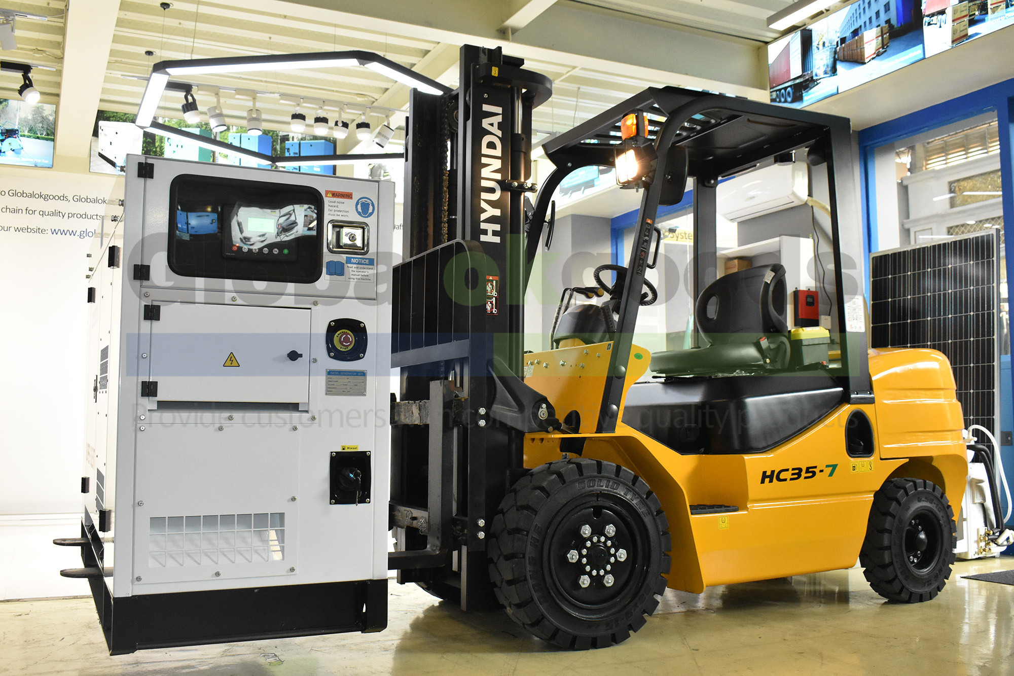 Original Korea Hyundai 3.5T High-quality Diesel Forklift