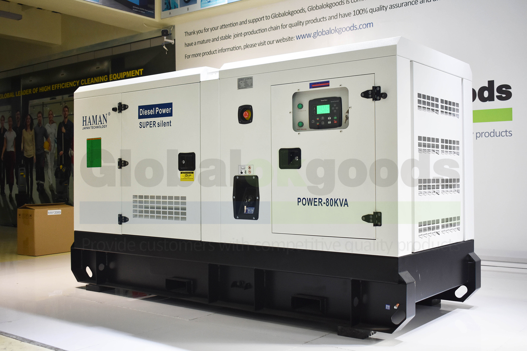 POWER:80KVA Japan HAMANディーゼル発電機 SUPER SILENT Diesel Generator