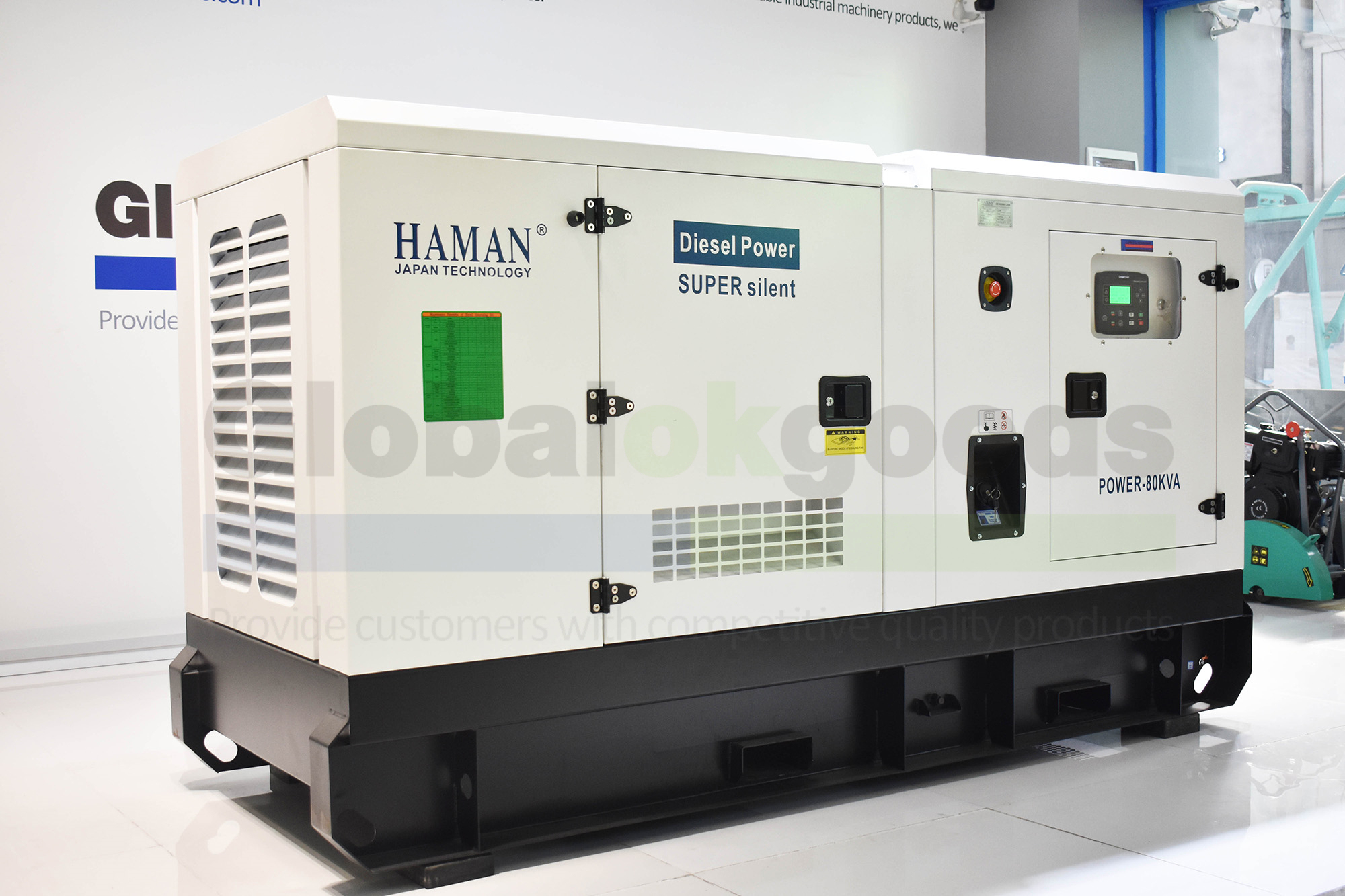 POWER:80KVA Japan HAMANディーゼル発電機 SUPER SILENT Diesel Generator