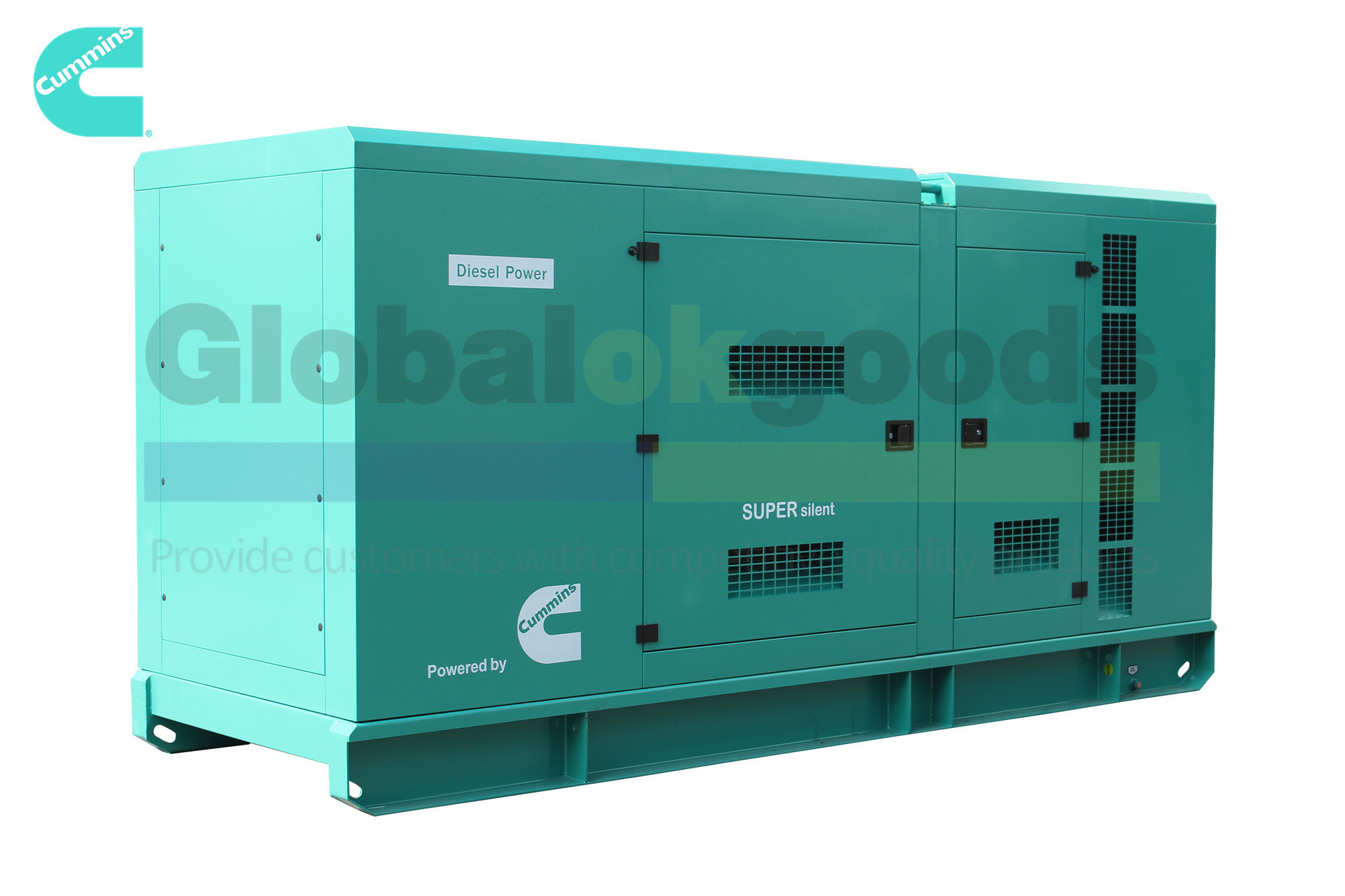 POWER:500KVA CUMMINS Diesel Generator, UK.DSE7320 intelligent control system