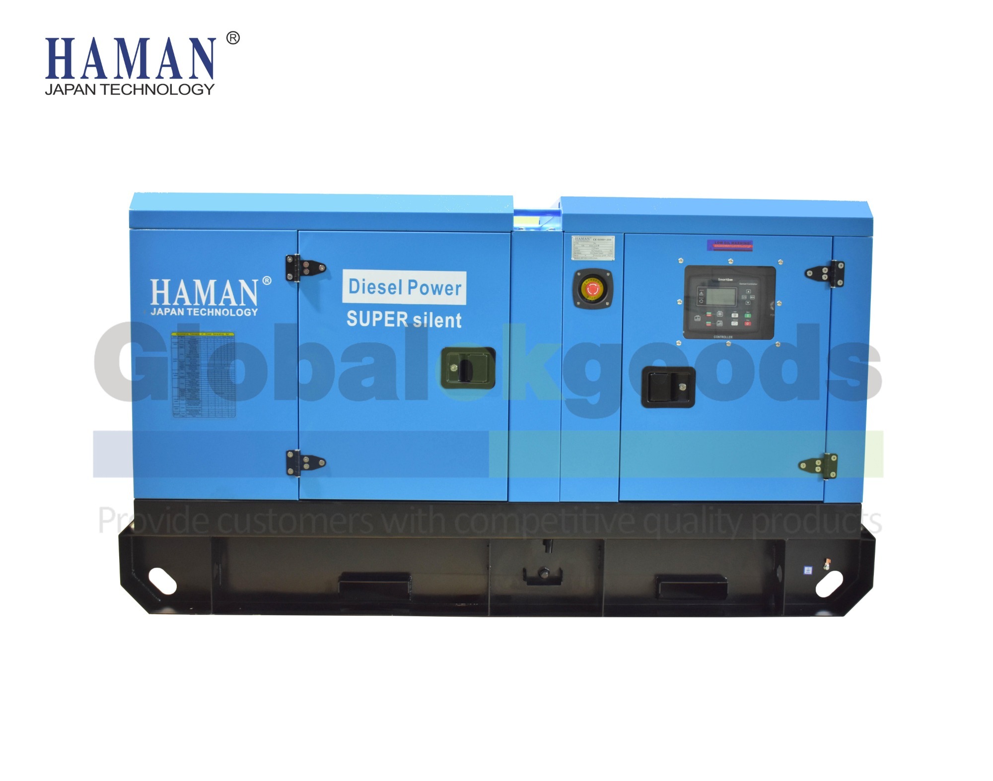 Japan HAMAN ディーゼル発電機POWER:25KVA SUPER SILENT Diesel Generator, Japan Yanmar technology, Long-lasting and durable, Small and low fuel consumption,Super