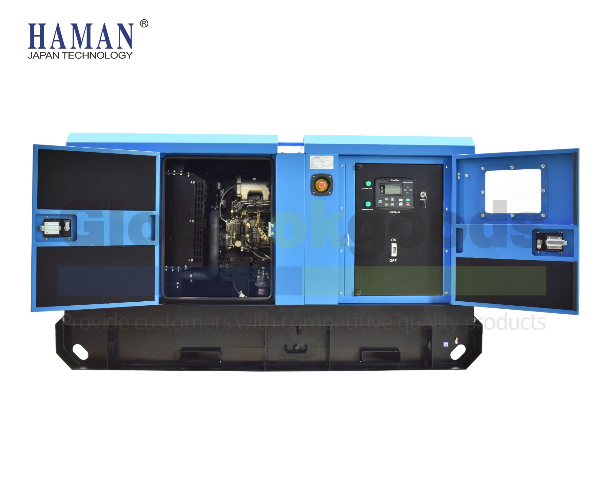 Japan HAMAN ディーゼル発電機POWER:25KVA SUPER SILENT Diesel Generator, Japan Yanmar technology, Long-lasting and durable, Small and low fuel consumption,Super