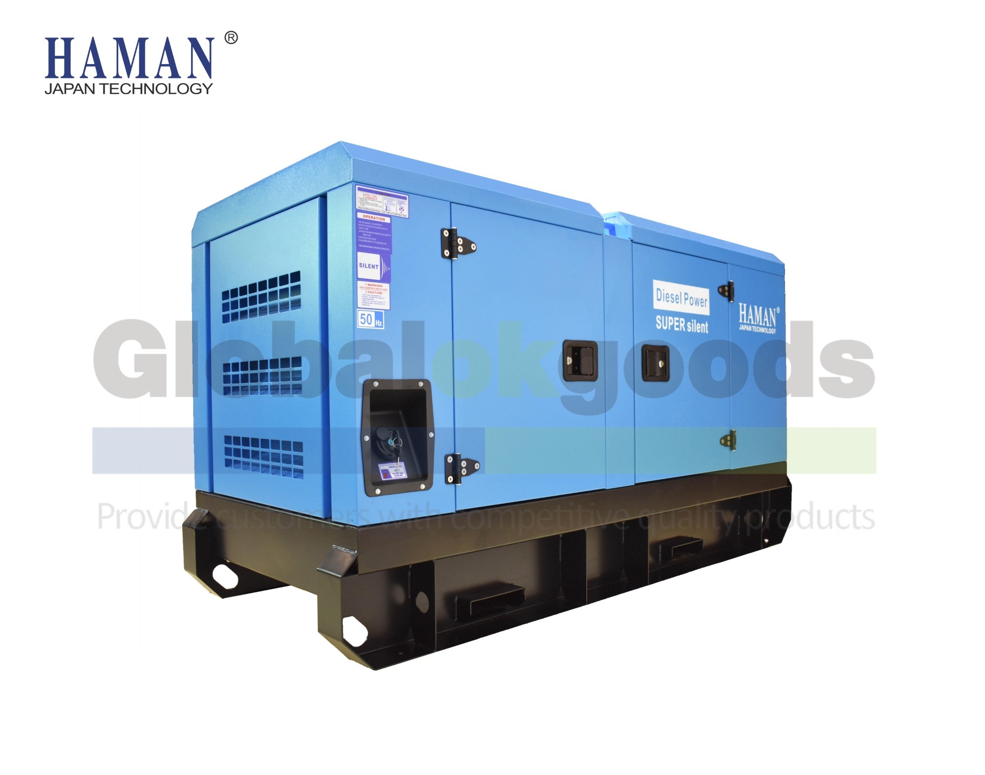 Japan HAMAN ディーゼル発電機POWER:25KVA SUPER SILENT Diesel Generator, Japan Yanmar technology, Long-lasting and durable, Small and low fuel consumption,Super