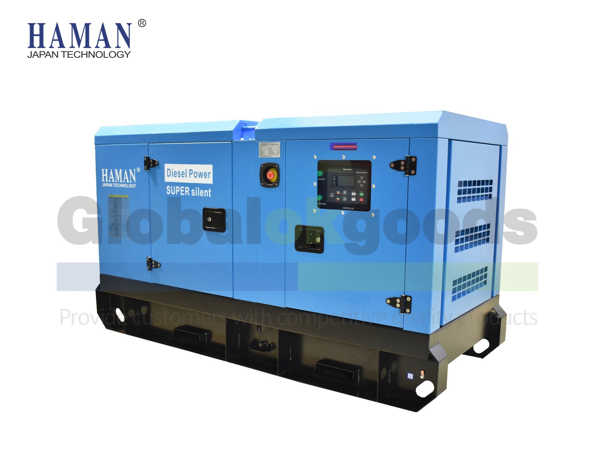 Japan HAMAN ディーゼル発電機POWER:20KVA SUPER SILENT Diesel Generator, Japan Yanmar technology, Long-lasting and durable, Small and low fuel consumption,Super