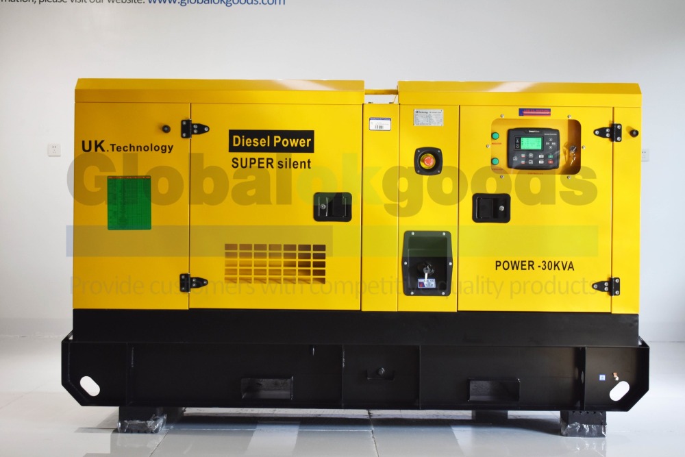 UK. Ricardo series, POWER:30KVA, British Stamford technology brushless 100% cooper wire alternator, intelligent control system, OEM servises