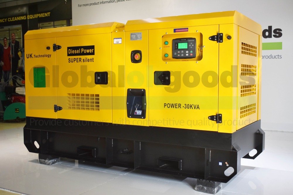 UK. Ricardo series, POWER:30KVA, British Stamford technology brushless 100% cooper wire alternator, intelligent control system, OEM servises