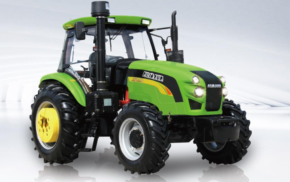 110HP 4x4(Four wheels driving) High configuration Luxury Diesel Tractor, A/C Cabinet with music, USB and radio