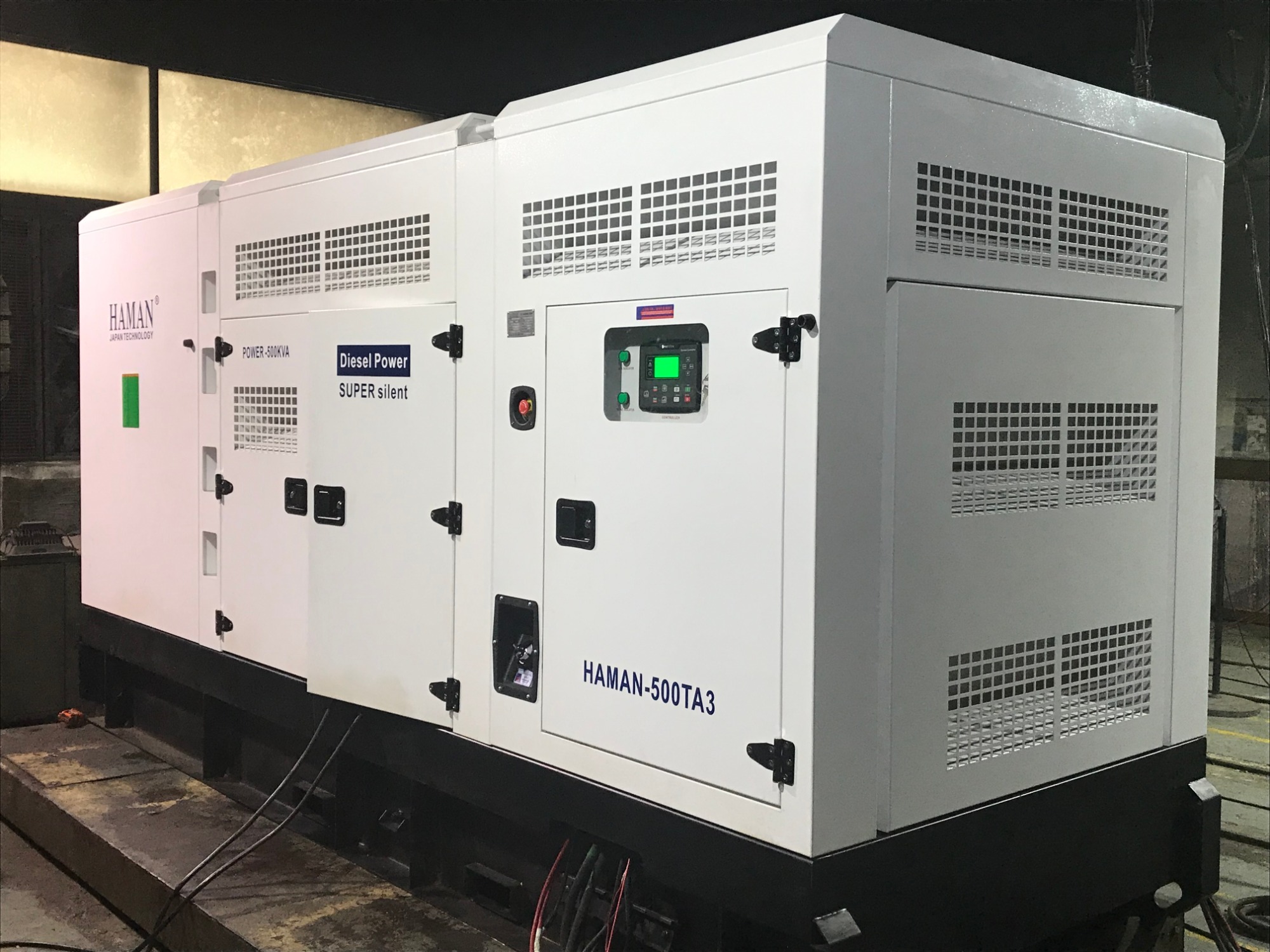 POWER:500KVA Japan HAMANディーゼル発電機 SUPER SILENT Diesel Generator