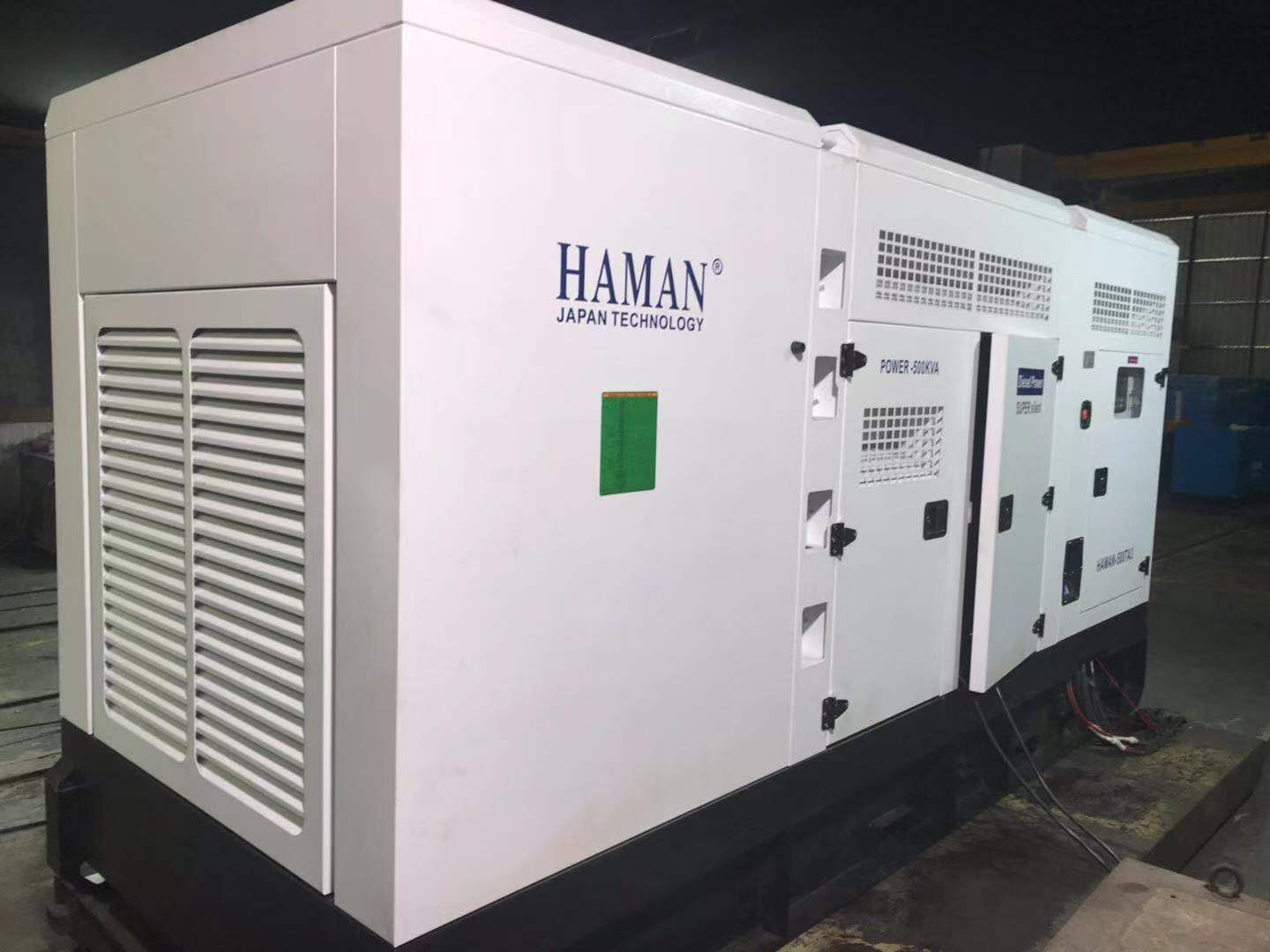 POWER:500KVA Japan HAMANディーゼル発電機 SUPER SILENT Diesel Generator